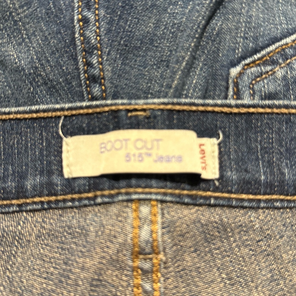 Women’s Levi's 515 blue Indigo Straight Jeans size 6 - Picture 9 of 16